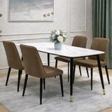  Bộ Bàn Ăn Mặt Đá Hebe + Ghế Erica 