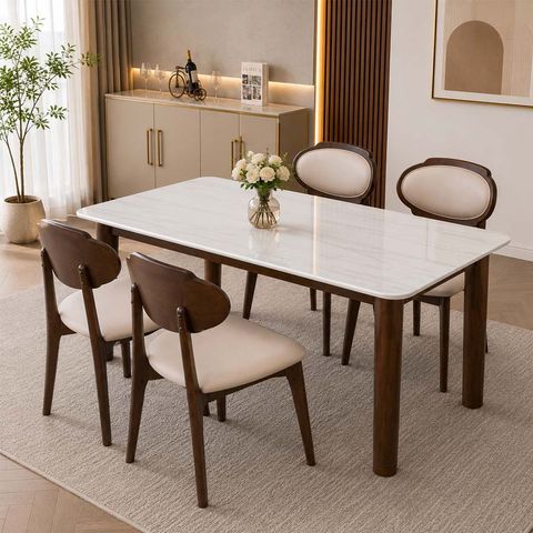  Bộ Bàn Ghế Ăn Gỗ ADBA2628 + ADG2628 
