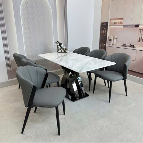  Bàn Ăn Mặt Đá Cao Cấp HAK21 