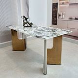  Bộ Bàn Ăn Mặt Đá HAK80 + Ghế Ăn Ariston HAG55 