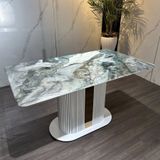  Bộ Bàn Ăn Mặt Đá Cao Cấp HAK37 + Ghế Ăn Xavia HAG8 