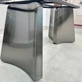  Bàn Ăn Inox Tráng Gương Mặt Đá HAK92 