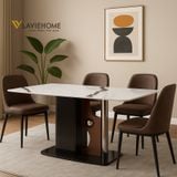  Bàn Ăn Mặt Đá Cao Cấp HSBA026 