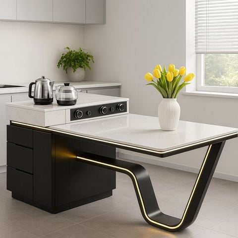 bàn đảo bếp đa năng