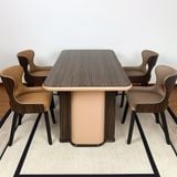  Bộ Bàn Ăn Gỗ Phủ Veneer Cao Cấp AD 