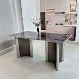  Bộ Bàn Ăn Mặt Đá Cao Cấp HAK22 + Ghế Roman HAG43 