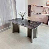  Bộ Bàn Ăn Mặt Đá Cao Cấp HAK22 + Ghế Roman HAG43 