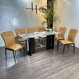  Bàn Ăn Mặt Đá Smoke HAK68 