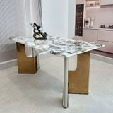  Bộ Bàn Ăn Mặt Đá HAK80 + Ghế Diva HAG58 