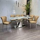  Bàn Ăn Mặt Đá Cao Cấp HAK66 