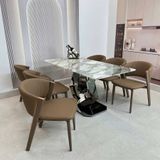  Bàn Ăn Mặt Đá Cao Cấp HAK79 +  HAG55 