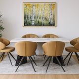  Bộ Bàn Ăn Mặt Đá Cao Cấp Carol + VS302 