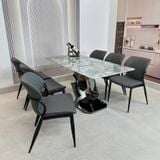  Bộ Bàn Ăn Mặt Đá Cao Cấp HAK79 + Ghế HAG33 