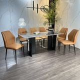  Bàn Ăn Mặt Đá Smoke HAK68 