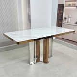  Bộ Bàn Ăn Mặt Đá 4 Ghế HAK99 + Ghế Zoy HAG71 