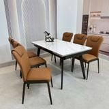  Bộ Bàn Ăn Mặt Đá Thông Minh HAK57 + Ghế HAG11 