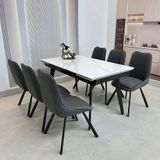  Bộ Bàn Ăn Mặt Đá Thông Minh HAK57 + Ghế HAG36 