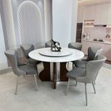  Bàn Ăn Tròn Mặt Đá Cao Cấp HAK84 