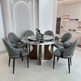  Bàn Ăn Tròn Mặt Đá Cao Cấp HAK84 