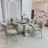  Bàn Ăn Tròn Mặt Đá Cao Cấp HAK30 