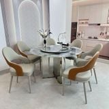  Bàn Ăn Tròn Mặt Đá Cao Cấp HAK30 