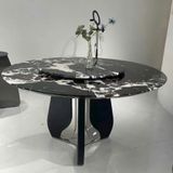  Bàn Ăn Tròn Xoay Mặt Đá Cao Cấp HAK77 