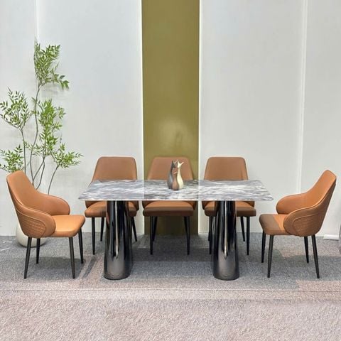 Bàn ăn mặt đá vi tinh thể