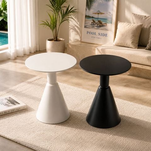  Bàn Cafe Tròn Mặt Đá Ceramic SY002 