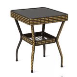  Bàn Ngoài Trời Mặt Kính Đen VS553 – Thiết Kế Gọn Gàng, Tinh Tế 