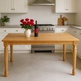  Bàn Ăn Mặt Gỗ Cao Cấp Louis HTBA5 