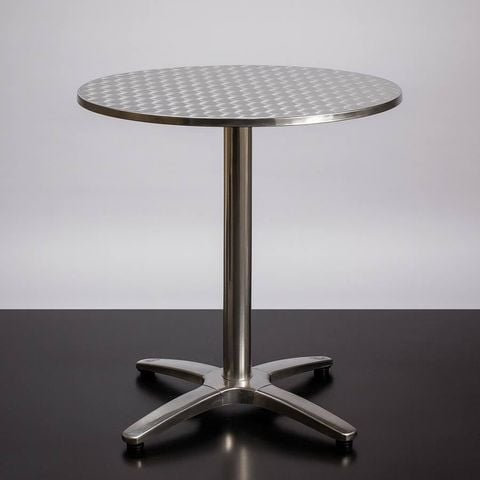 bàn tròn hộp kim nhôm