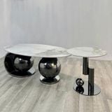  Bàn Trà Oval Mặt Đá Cao Cấp VSBT102 