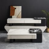  Bàn Trà Đôi Mặt Đá ADBT05 