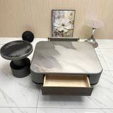  Bàn Trà Đôi Mặt Đá AKC2639 