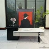  Bàn Trà Đôi Mặt Đá Vi Tinh Thể Cao Cấp HABT01 