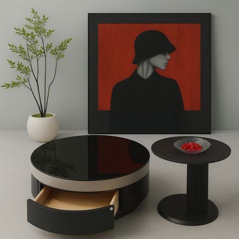  Bàn Trà Đôi Tròn AD251 