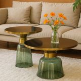  Bàn Trà Đôi Mặt Kính VS36 