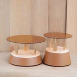  Bàn Trà Đôi Mặt Kính VSB712 