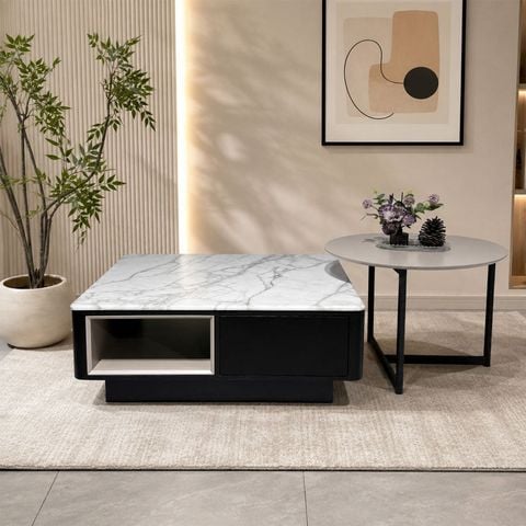  Bàn Trà Mặt Đá Cẩm Thạch TNBT308 