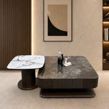  Bàn Trà Đôi Mặt Đá Vi Tinh Thể Cao Cấp VN8256 