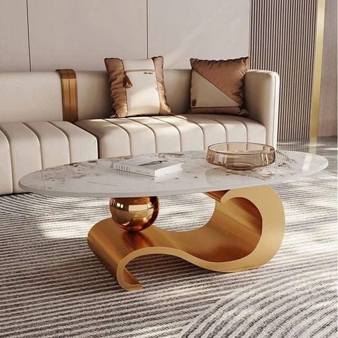 bàn trà oval cao cấp