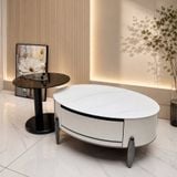  Bàn Trà Đôi Mặt Đá Ceramic AKBT16 