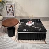  Bàn Trà Đôi Mặt Đá Cẩm Thạch TNBT2682 