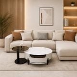  Bàn Trà Đôi Mặt Đá Ceramic AKBT16 