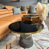  Bàn Trà Đôi Mặt Kính VS36 