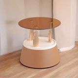  Bàn Trà Đôi Mặt Kính VSB712 