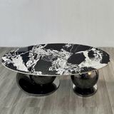  Bàn Trà Oval Mặt Đá Cao Cấp VSBT102 