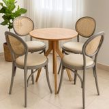  Bàn Ăn Tròn 4 Chân Cong HTBA8 