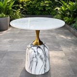  Bàn Trà Trang Trí Mặt Đá Ceramic AKAM04 