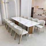  Bộ Bàn Ăn Mặt Đá 10 Ghế HAK22 + HAG55 